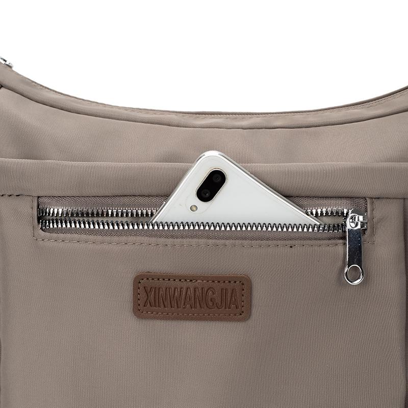 Водоотталкивающая нейлоновая сумка-мессенджер, большая вместимость, сумка для commuters, женская сумка через плечо