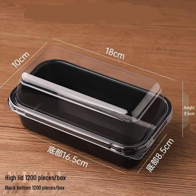 Экологичная прозрачная кондитерская коробка - Круглая голова кошки и прямоугольный дизайн для торта