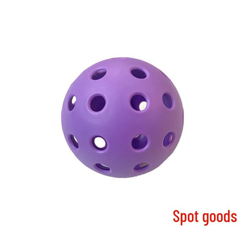 Crazy Pickleballs: Multicolor 40/26-hole 74MM TPE Injection Molded Pickleballs