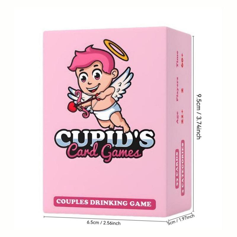 Cupid's Card Games Couples Date Night Drinking Party Game for Adults Fun Question Card Interactive Valentine's Day Gift