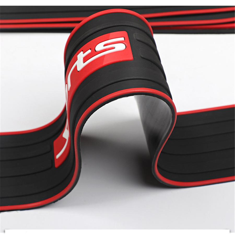 4 шт. Универсальные резиновые накладки на пороги дверей автомобиля, защитные панели, накладки на ступеньки, защита углов бампера