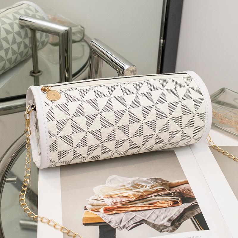 Женская сумка новая мода принт цилиндр сумка через плечо модная простая женская сумка-подушка сумка-мессенджер сумка