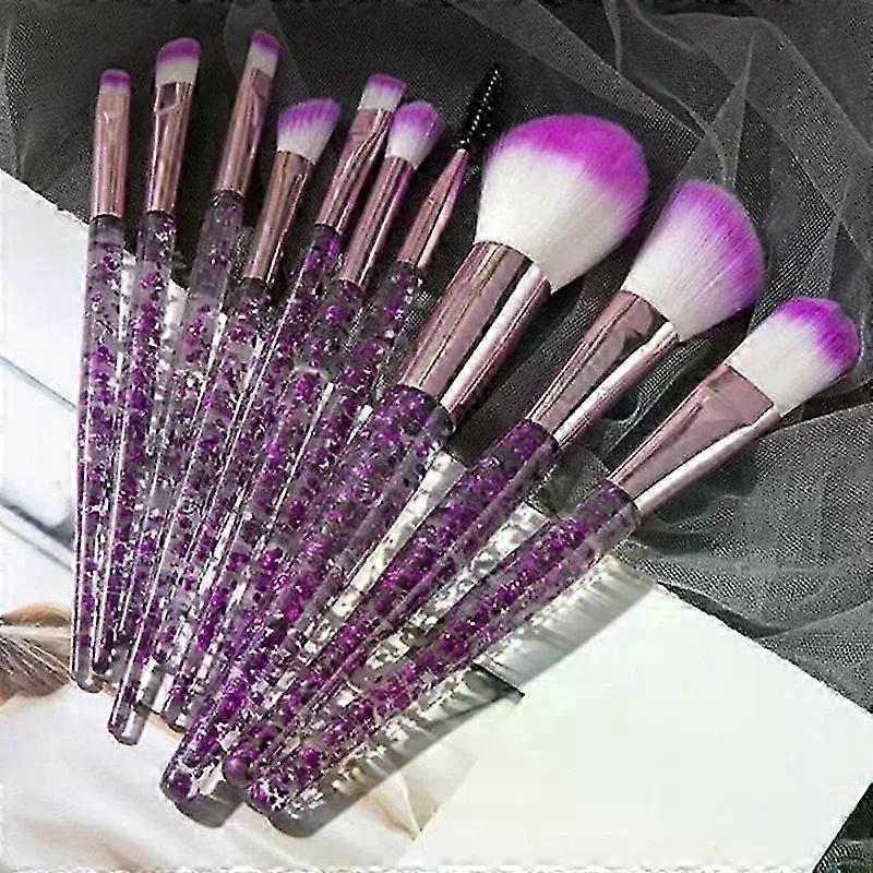 2025 10PCS Makeup Brush Set Professional Super soft detail brush Blush Brush Foundation Concealer Eyeshadow Brush Lady Beauty Tool