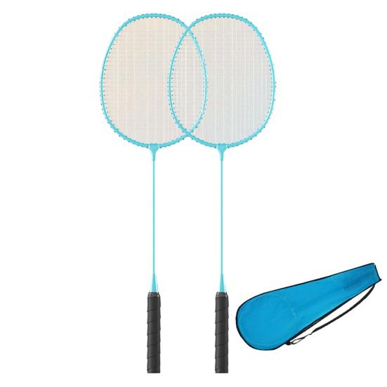 1 комплект ракеток для бадминтона, набор для взрослых, ракетка для бадминтона из сплава на 2 игрока с нескользящими ручками, профессиональное сменное оборудование для тренировок по бадминтону