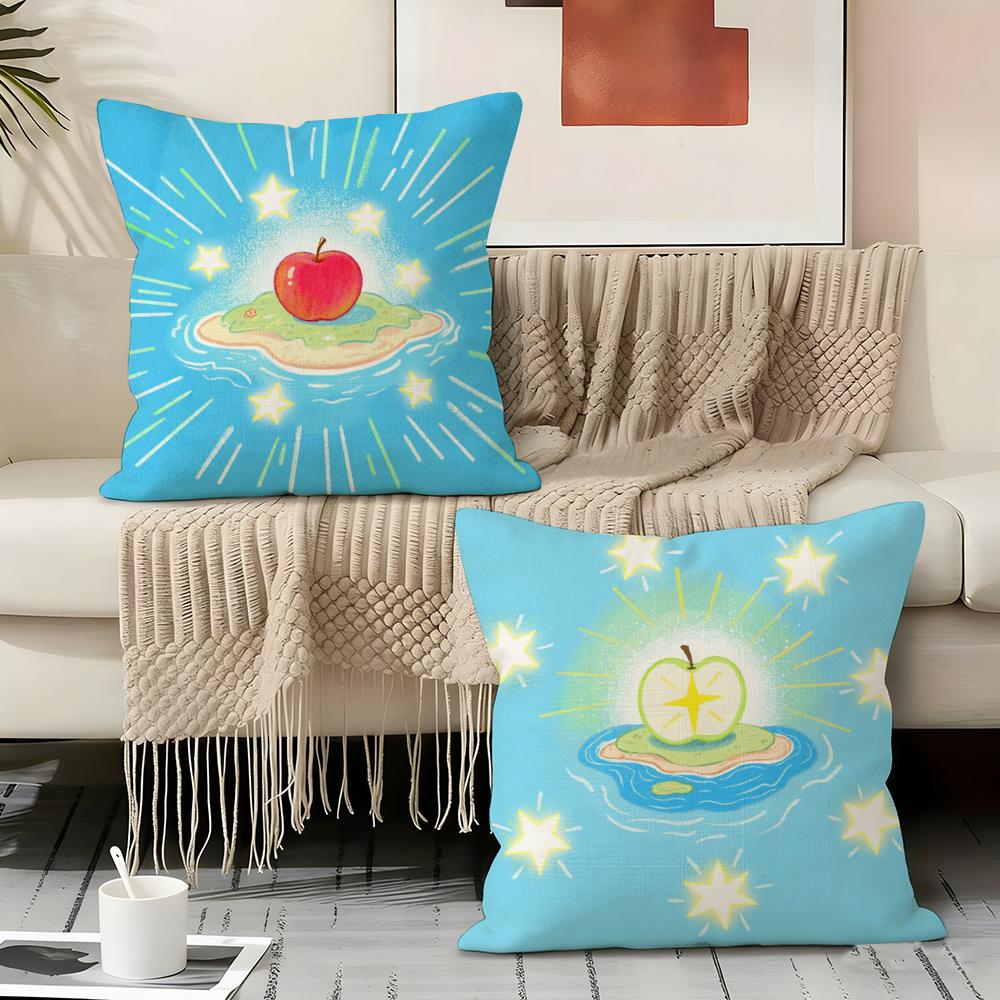 Anime Lucky Fruit Fun Pillow Case Pillowcase, Double-Sided Printed, Sofa Cushion, Bedroom Headboard Pillow