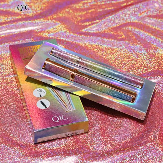 Водостойкая тушь для ресниц QIC «Звездное небо», набор ручек-подводок для глаз, устойчивая к поту, не размазывающаяся косметика