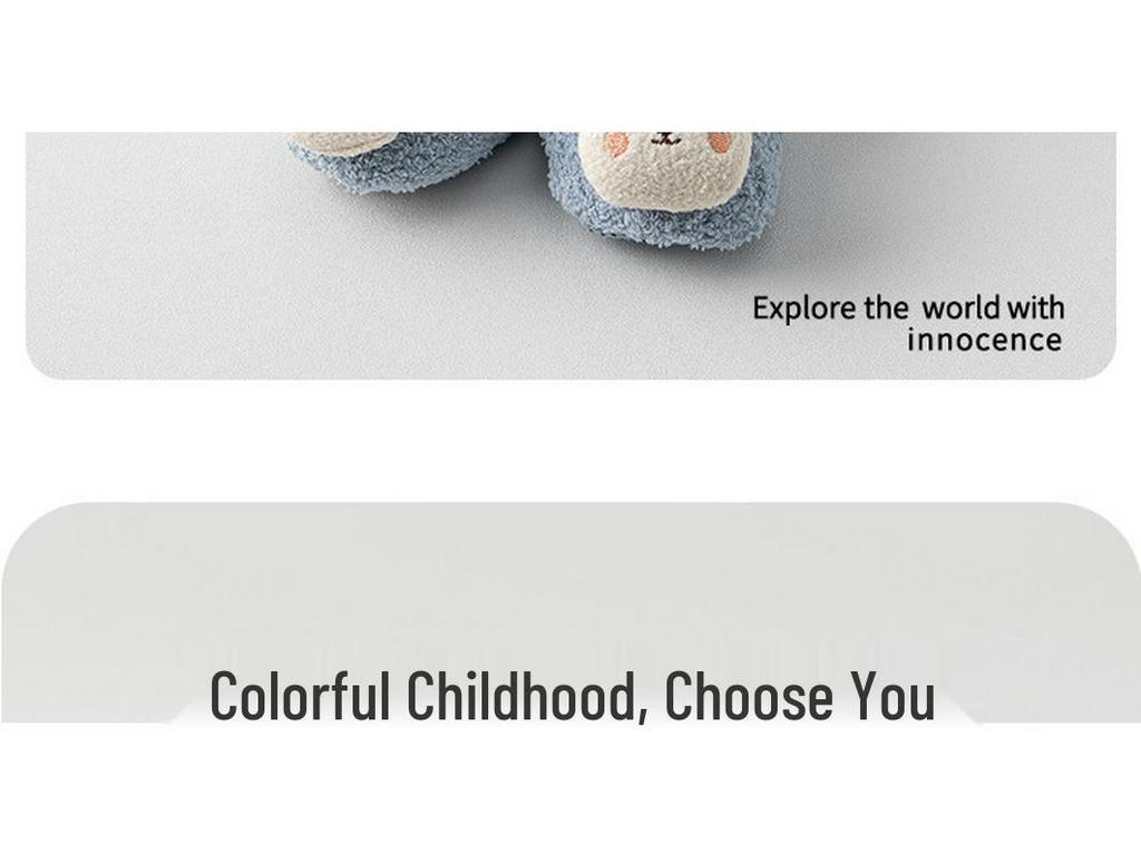 Warm Lambswool Fleece Baby Prewalker Shoes - Non-Slip, Thickened for Autumn/Winter