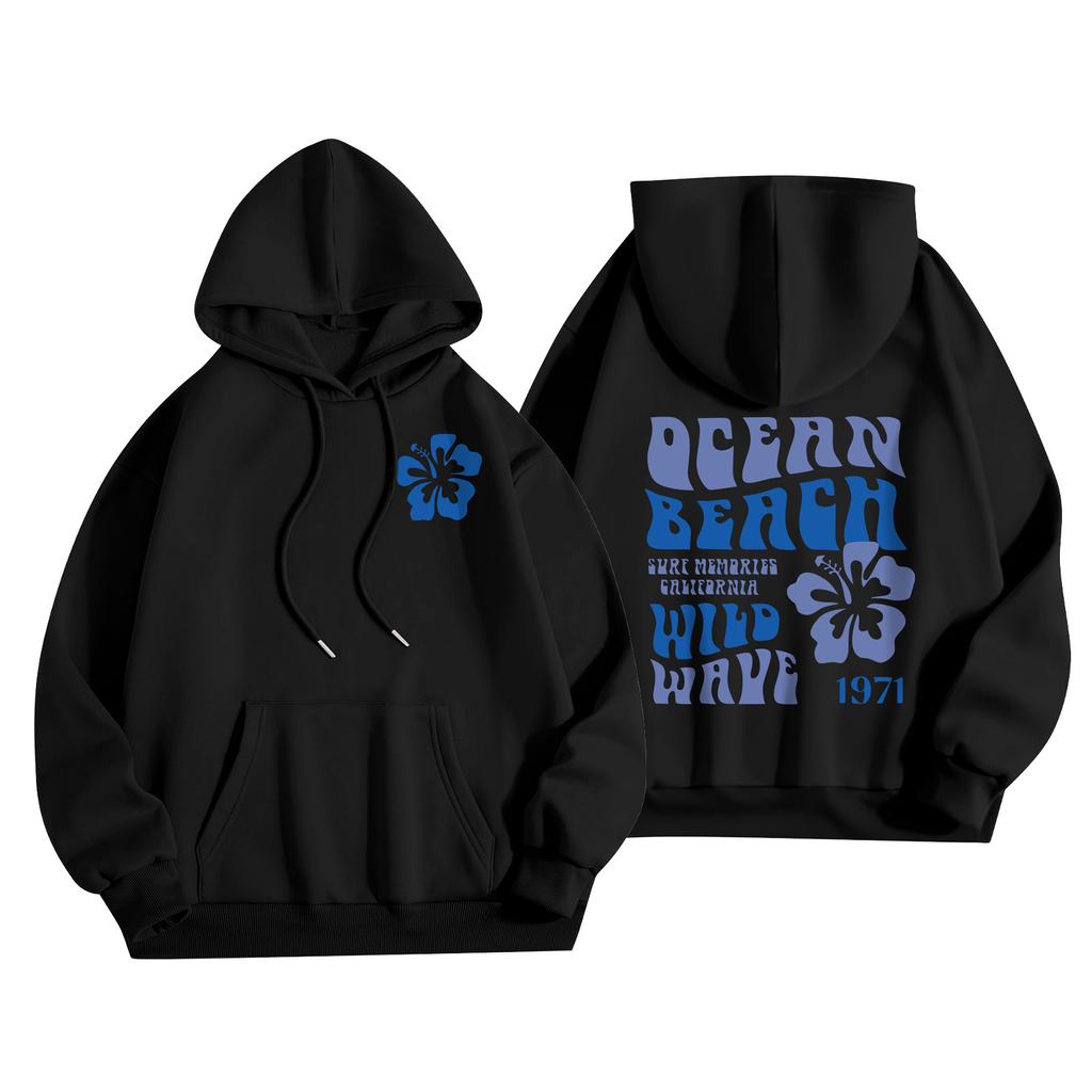 Женская мода, женский легкий пуловер с длинными рукавами и карманами, толстовка с капюшоном в стиле консервативного стиля