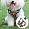 Daily Public Small To Medium Sized Dog Dog Harness with Leash, Brown