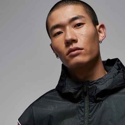 Men's Jordan Jackets Men's Black Hooded Moderate Other