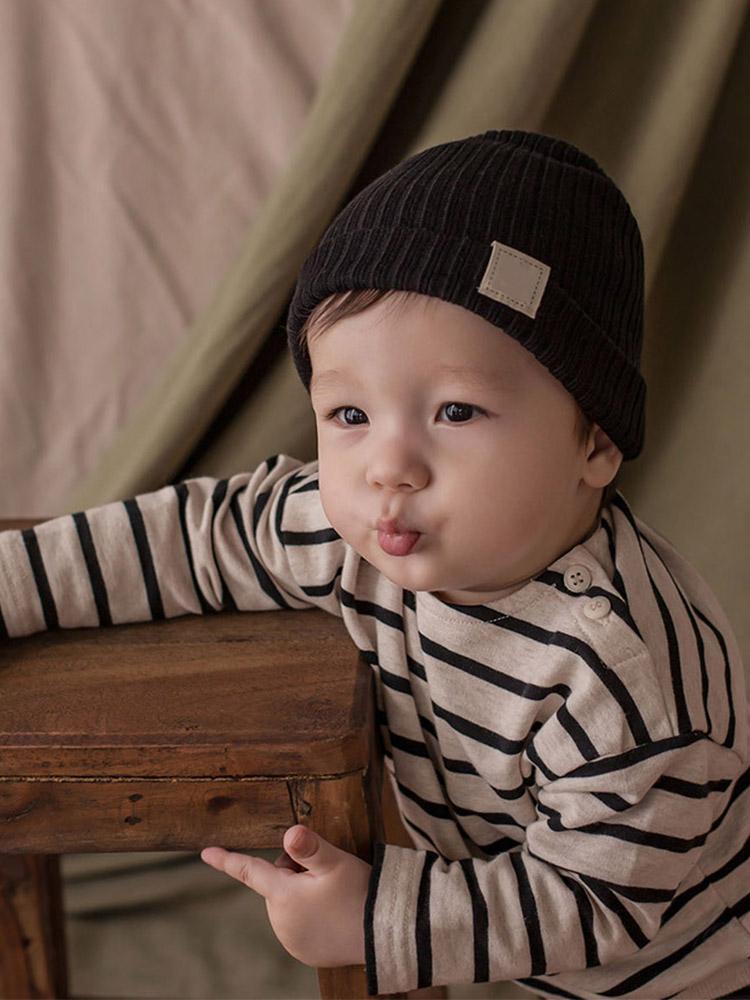 Новая детская шапка, однотонная шапочка для маленьких мальчиков и девочек, зима-осень, детская вязаная шапка, уличные теплые мягкие шапочки для младенцев