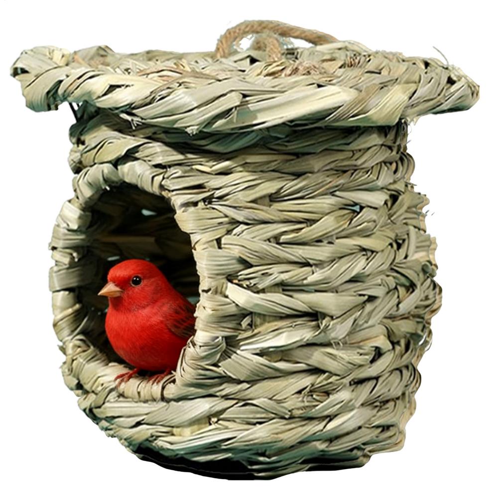 Hummingbird House Outdoor Garden Decoration Birdhouses Hut Bird Nesting House For Sparrow Parakeet Parrot Cockatiel Finch Canary