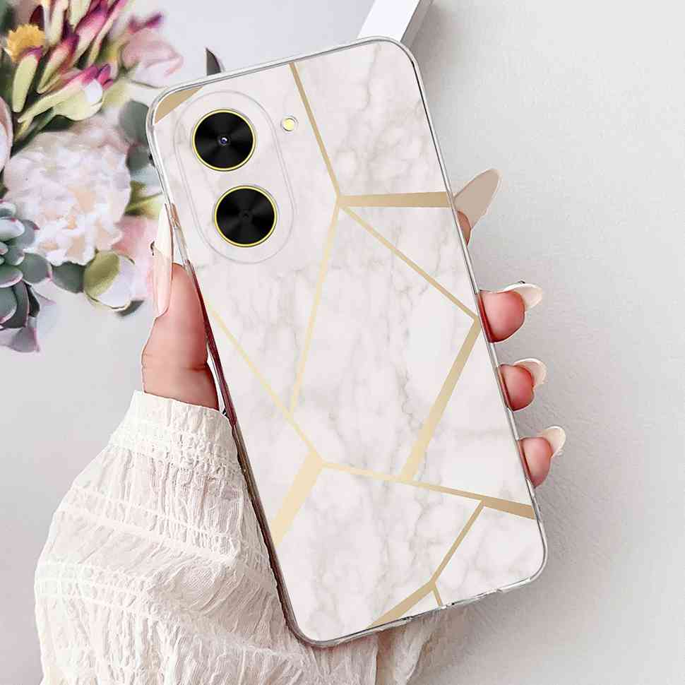 For Xiaomi Redmi A5 NFC Casing Pink Pattern Cover Soft Silicone Phone Case For Redmi A5 RedmiA5 NFC A5NFC 5G Protectors Bumper