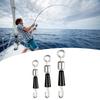 Рыболовные вертлюжки-бочонки Высокопрочные вертлюжки с шарикоподшипником Застежки для приманок Клипса-коннектор Морская или пресноводная рыбалка