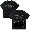 Deftones EU UK Тур 2026 Футболки Deftones Рок-группа Металл Повседневный Хлопок 100%хлопок смешная Футболка Мода Женщины Мужчины Оверсайз Уличная Одежда