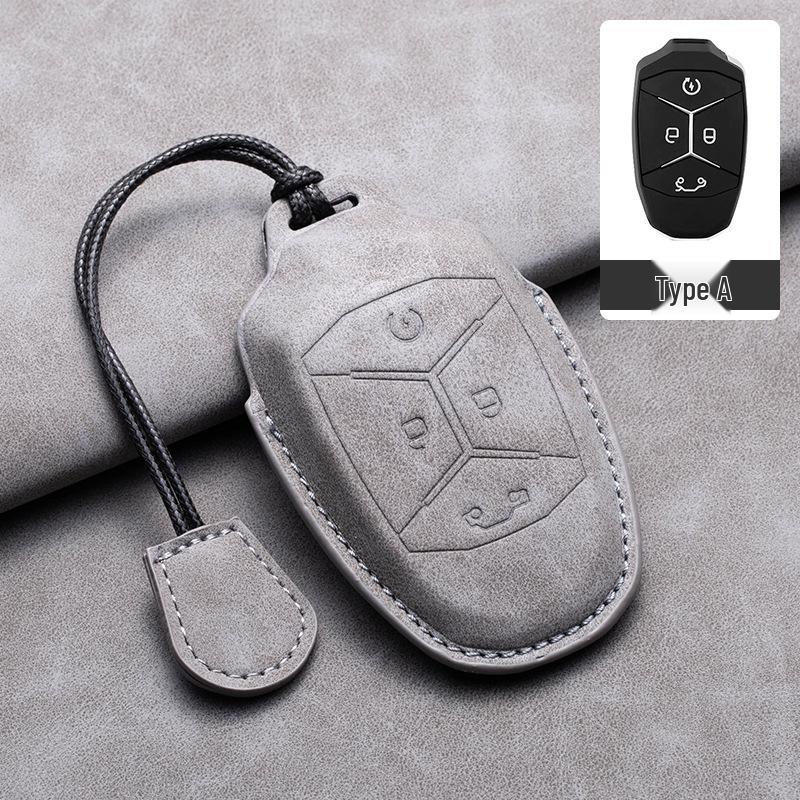 Модифицированный чехол-брелок для ключей Lynk & Co 03 с пряжкой - Металлический корпус-обложка для моделей 01/05