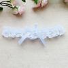 Wedding Garter Lace Floral Sexy Leg Garter Belt White Bowknot Bridal Lingerie Lace Leg Ring Loop Party Cosplay Suspender