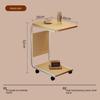 Removable Bedside Table, Living Room Small Coffee Table, Sofa Small Table, Mini Tea Table, Bedside Table, Movable