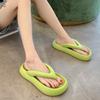 Новые летние шлепанцы на платформе, сандалии из Евы, уличная нескользящая женская пляжная обувь на день Святого Патрика, зеленые тапочки