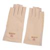Manicure Gloves UV Protection Stretchy Breathable Fingerless Fiber Cotton Nail Lamp Gloves for Home