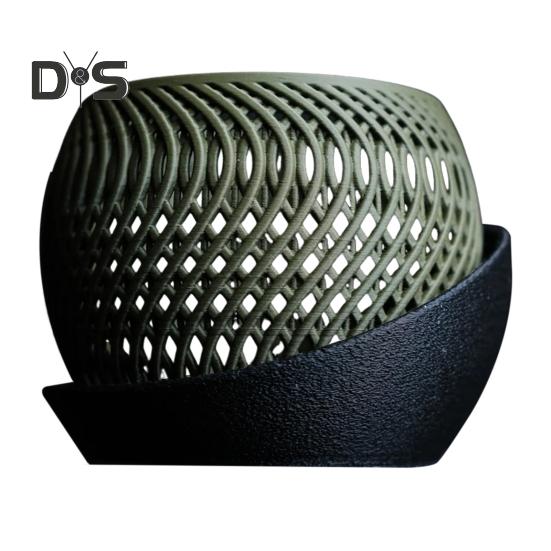 Цветочный горшок, напечатанный на 3D-принтере, легкий цветочный горшок с дренажными отверстиями, кашпо для орхидей с поддоном для комнатных растений, уличного декора для сада и дома