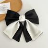 Fashion Retro Hair Clips Spring Clip Headdress Color Matching Hair Accessories Temperament Bow