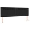Box Spring Bed with Headboard Black 180 x 200 cm Faux Leather