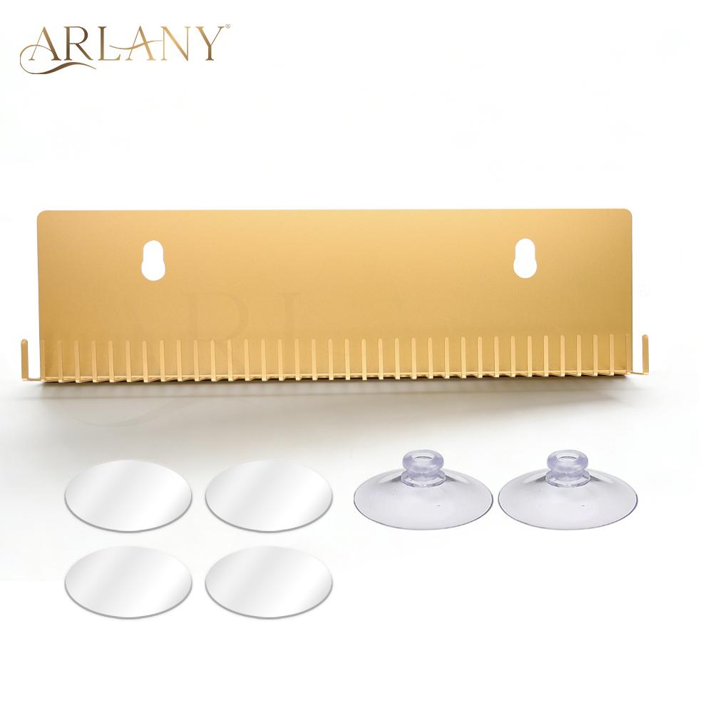 ARLANY Stainless Steel Hair Extension Hanger Hair Display Holder for Salons Organizer Rack for Weft, Clip-In, Tape-In Extensions