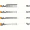 Professional Wood Chisel Set 4 Piece Wood Chisel Set for Woodworking Wood Carving CR-V Steel Chisel