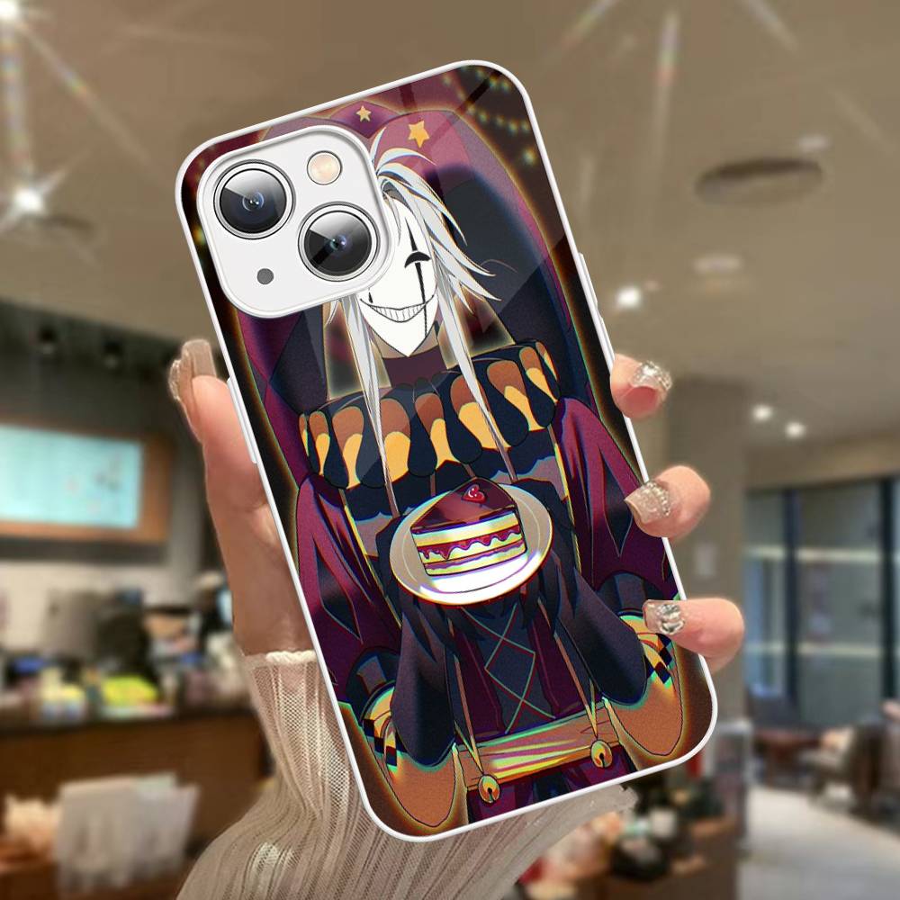 Чехол из закаленного стекла The Freak Circus Pierrot Game для iPhone 14 13 12 Mini 11 Pro XS Max X XR 14 Plus