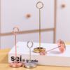 Stainless Steel Table Number Holder Round Card Holder New Paper Stand