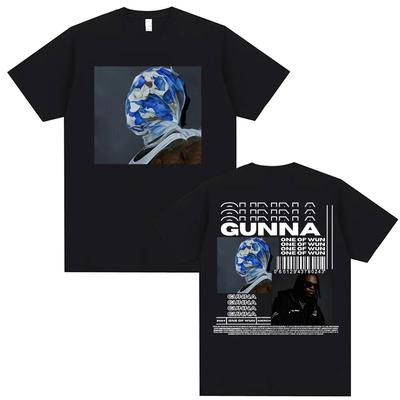 Rapper Gunna One of Wun Album Merch T Shirts Fashion Pop Music Hip Hop Tshirt Unisex Womens High Quality Cotton Oversized T Shirt