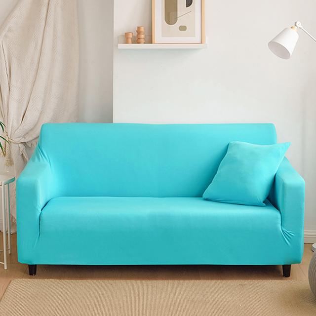 Однотонный эластичный чехол для дивана, универсальный секционный чехол, эластичный чехол для дивана для гостиной, чехол для дивана