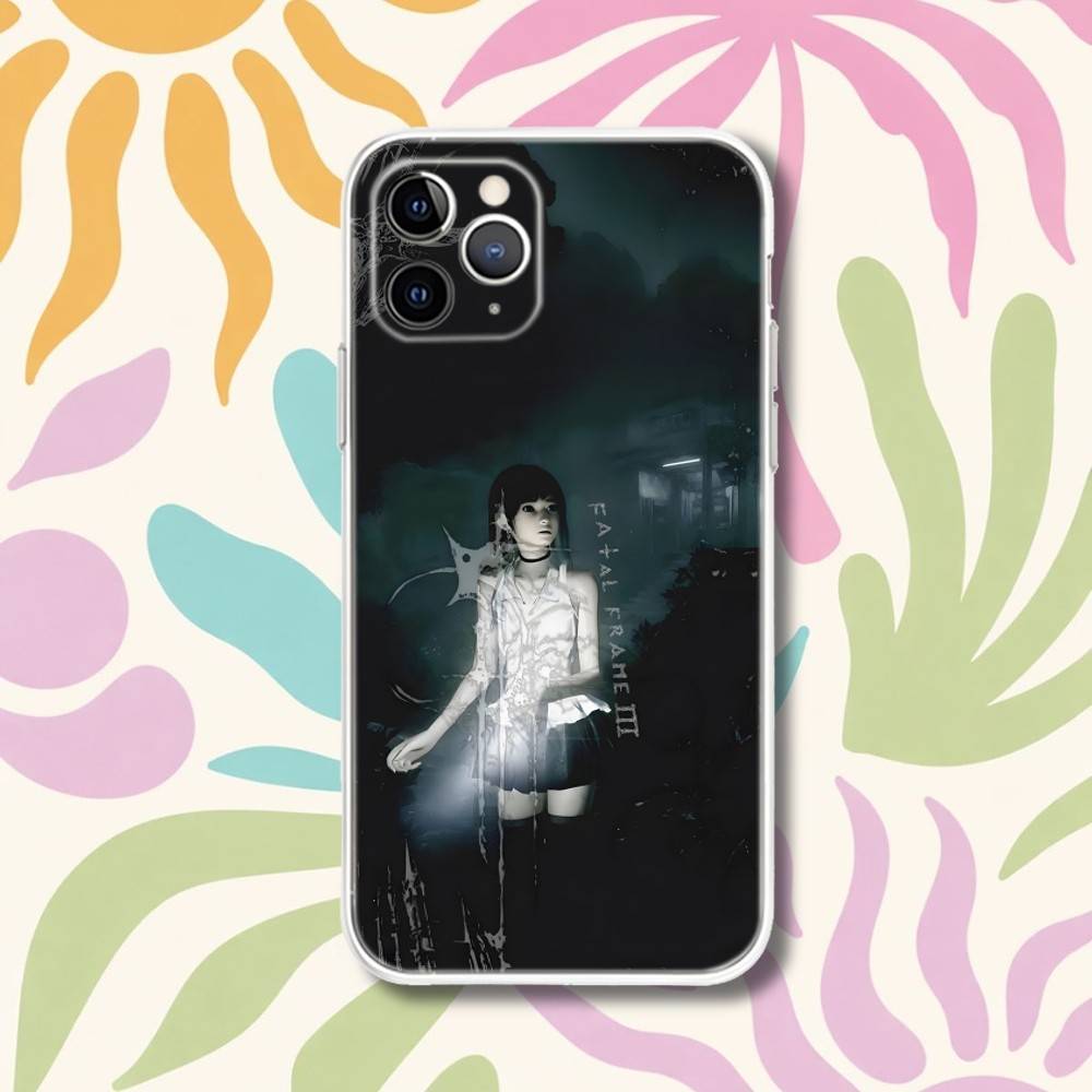F-Fatal Frame 2 Remake Transparent Phone Case For iPhone 17,13,15,12,11,14,16 Pro Max Mini 7,8 Plus SE4,17E Air Cover Fundas