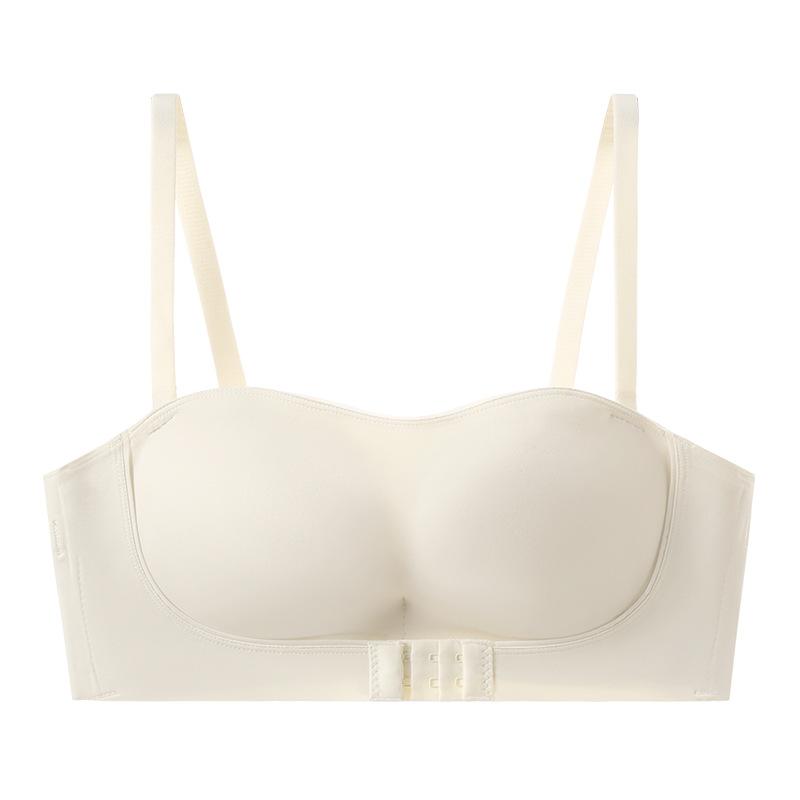 Special for suspender skirts, invisible seamless tube top, strapless underwear for women, non-slip gathering, chest wrapping and anti-light front 
