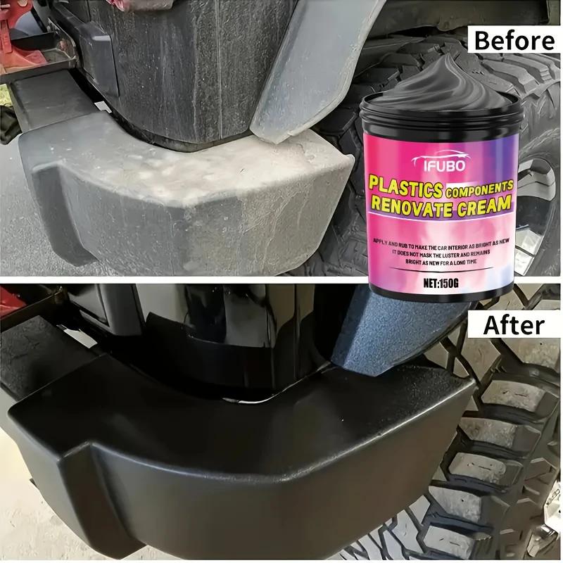 Паста для обновления пластикового покрытия, крем для ухода за почернением салона, воск для восстановления блеска шин, восстановление старения, выцветания