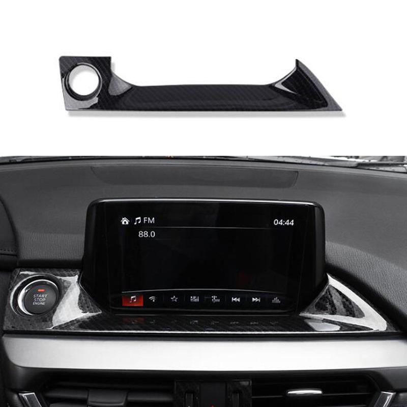For Mazda6 Mazda 6 Atenza 2014 2015 2016 2017 2018 Styling Cover Detector Center Console Navigation Box Interior GPS Trim