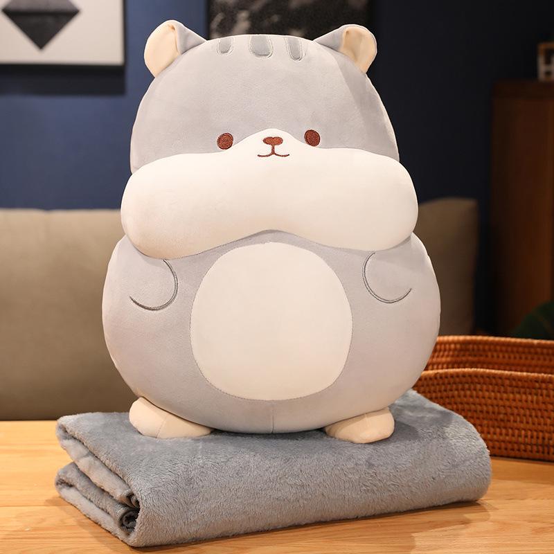 Грелка Желтая Утка Акула Плюшевая Игрушка и Плед - Милая, Мягкая, Вкладываемая, Идеально для Время Сна или Комнат с Кондиционером