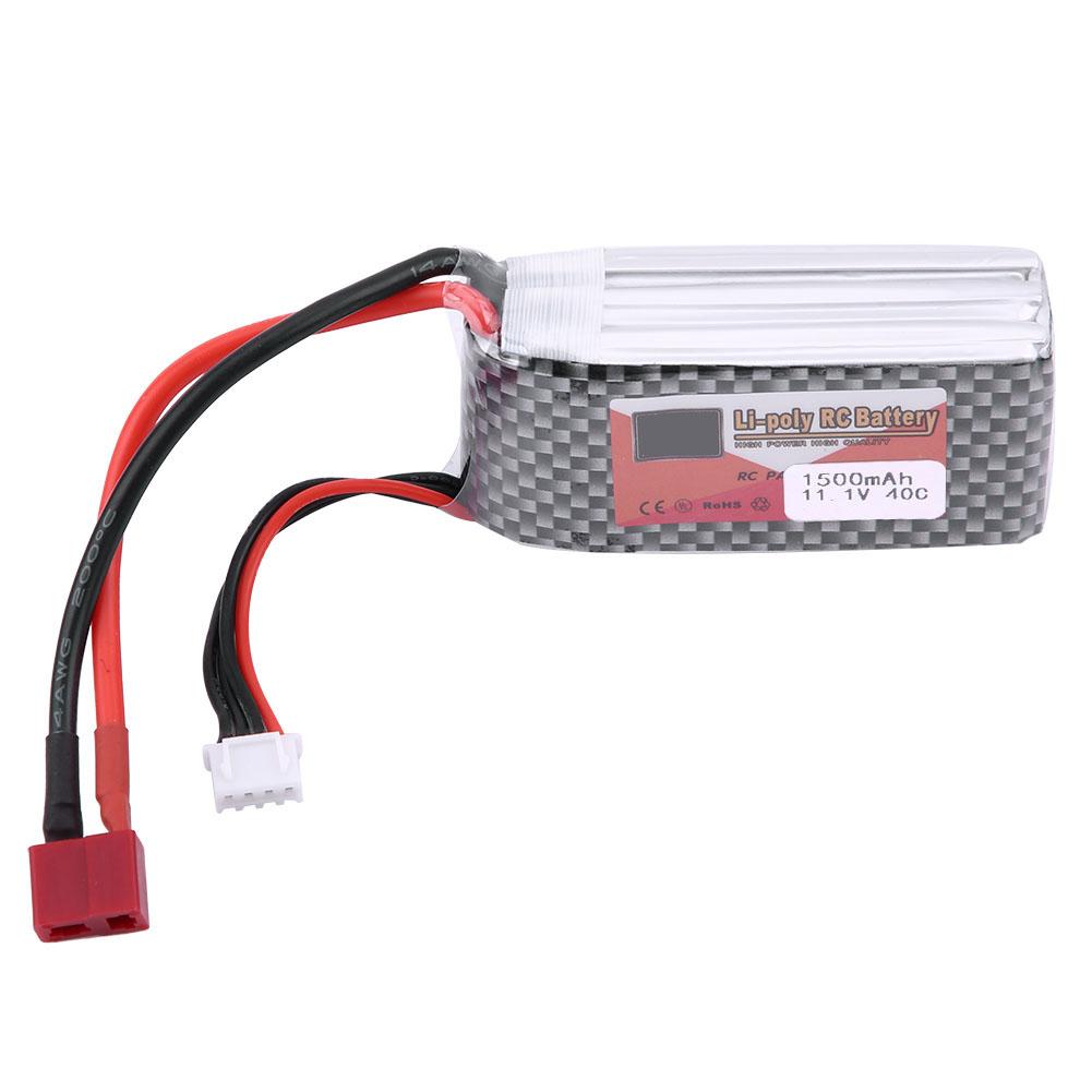 ZOP POWER 3S 11.1V 1500mAh 40C Rechargeable LiPo Battery with T Plug (1500mAh 40C)