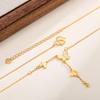 Exclusive 925 Sterling Silver butterfly Tassel Women's Necklace with Elegant Design and Unique Gold-plated Jewelry