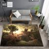 Room Rug Dinosaur 3D Carpet For Living Room Large Bedroom Carpet Animal Print Bedside Mats Non-slip Play Mat