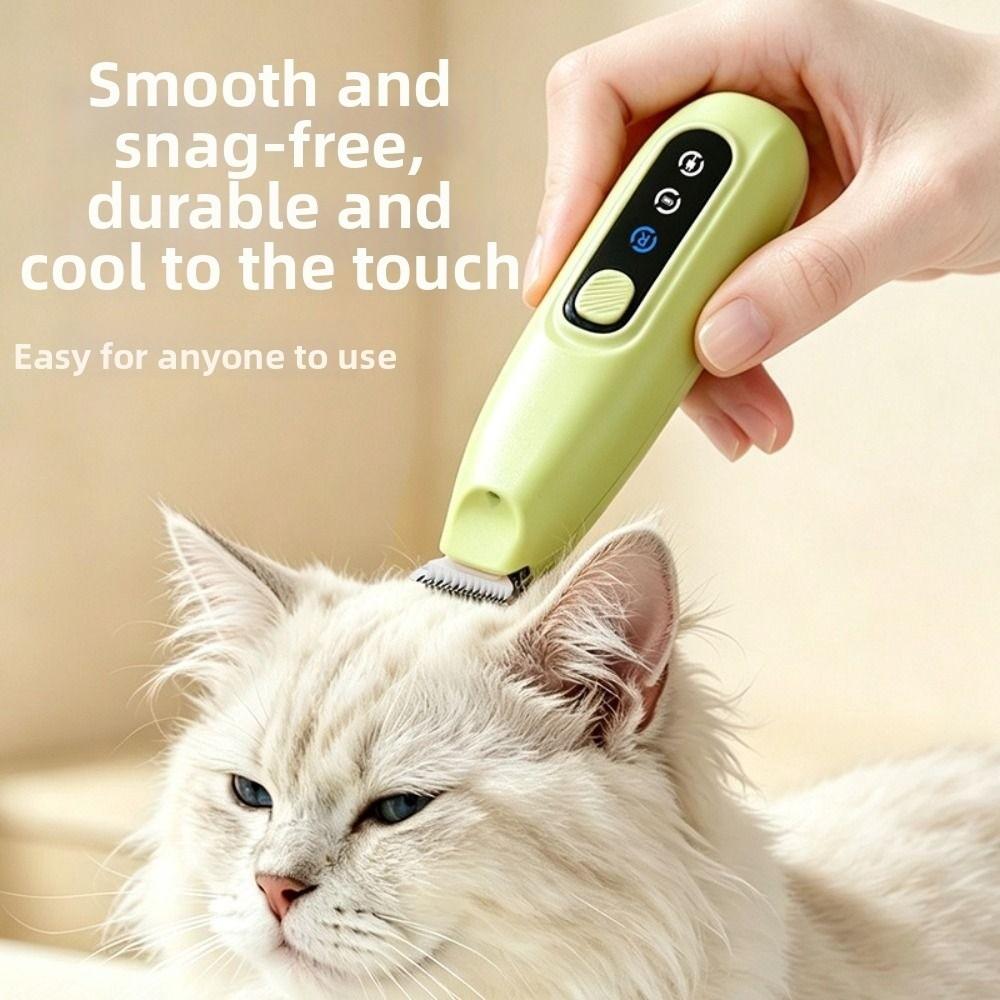 Safe Dog Hair Clippers Low Noise Cats Foot Shaver Convenient Pet Paw Trimmer Cat Grooming
