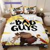The Bad Guys 2 Wild Adventure Threepiece Set 1 Duvet Cover 2 Pillowcase Without Core Duvet Cover And Pillowcase Soft And Comfortable