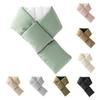Winter Warm Scarf Solid Color Thickened High-Density Windproof Fabric Wrap Design Women Down Scarf Daily Outdoor Use