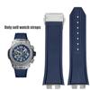 Для Hublot тату SANG BLEU фторкаучук Ремешок для часов Hengbao 415 414 Быстросъемный Для мужчин VITON Ремешок для часов 28*18 мм FKM браслет
