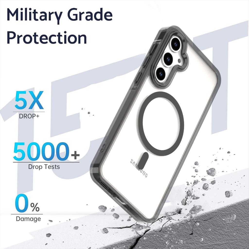 Магнитный чехол с беспроводной зарядкой, противоударный чехол для Samsung Galaxy A55 A36 A35 A26 A25 A16 A15 A54 A34 A53 A33