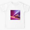 Synth City Racer Kids T-Shirt