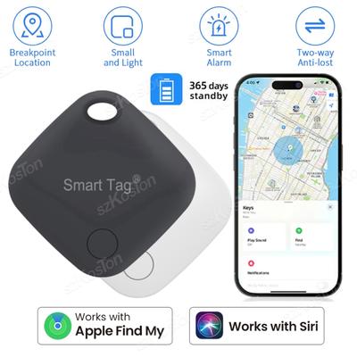 Смарт-тег с GPS-трекером на большие расстояния для Air Tag Key Finder Pet Wallet Bike Anti Lost Alarm Mini Locator Работает с iOS Find My