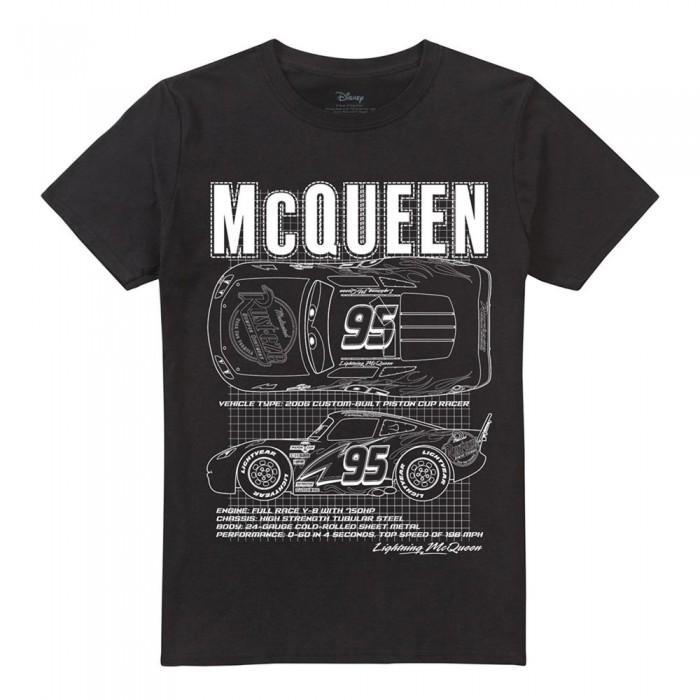 Cars Mens Lightning McQueen Outline T-Shirt