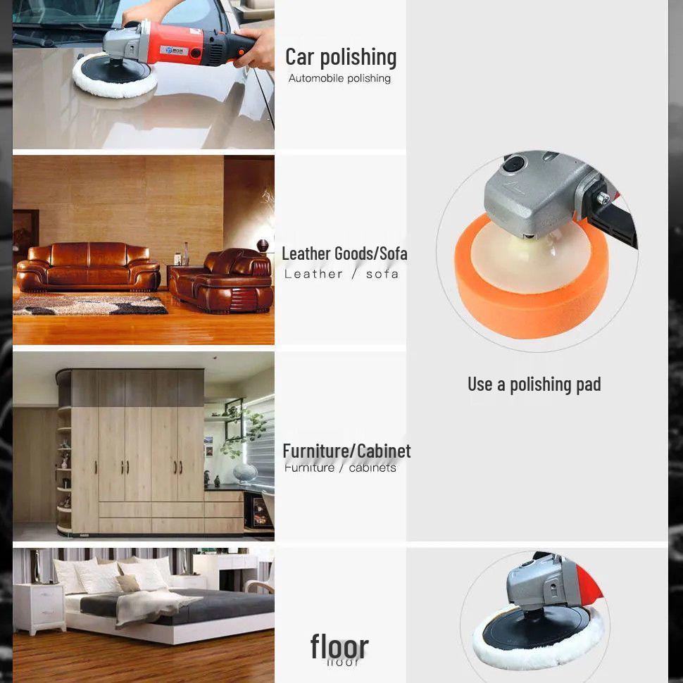 Электрическая мини-полировальная машинка для воскования для удаления царапин и бытового использования